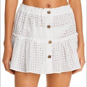 SHEIN RUFFLE SCHIFFY FLARE MINI SKIRT SZ: 1XL